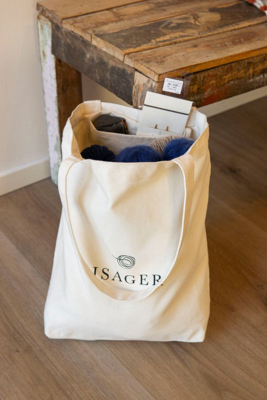 Isager Tote Bag - Projekttasche aus Baumwolle