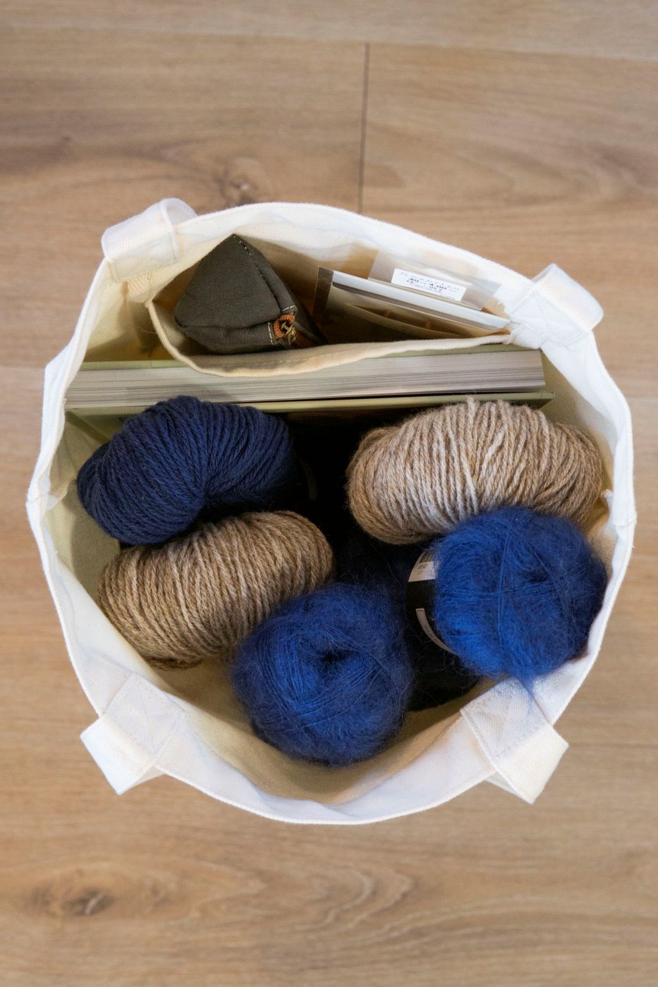 Isager Tote Bag - Projekttasche aus Baumwolle