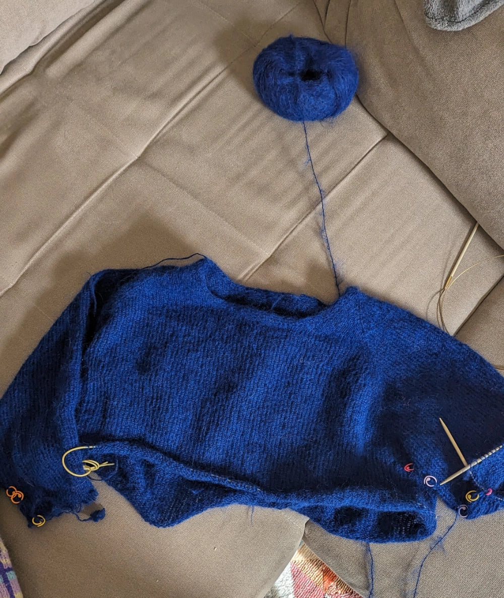 Workshop mit Caren: Wir stricken unsere erste Kumulusbluse am 21.November | 14.45-17.45 Uhr