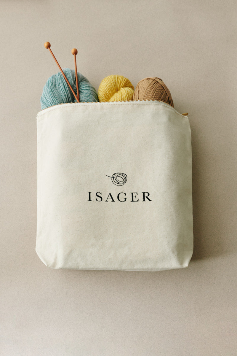 Isager Project Bag - Projekttasche mit Reißverschluss