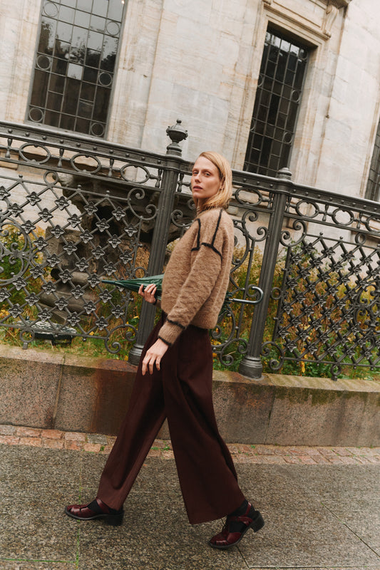 Strickset Zoe Loop Sweater von Otherloops aus dem Originalgarn von Isager (opt. mit Anleitung)