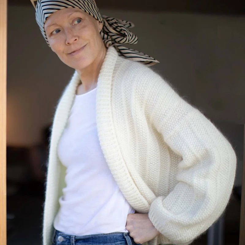 Strickpaket Villa Wrap von Anne Ventzel aus dem Originalgarn von Gepard