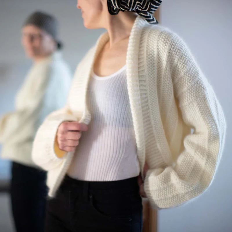 Strickpaket Villa Wrap von Anne Ventzel aus dem Originalgarn von Gepard