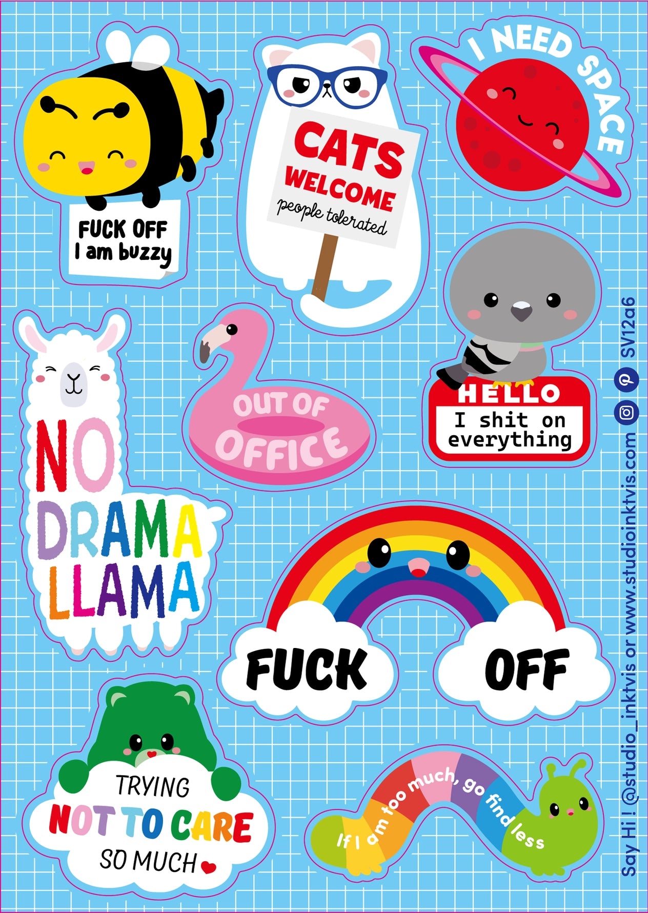 Sticker Bögen