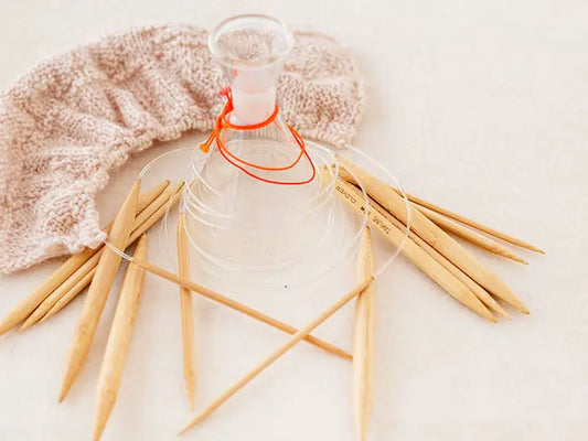 Feste Rundstricknadel Takumi® aus Bambus