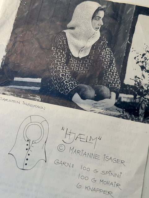 Strickset Andrea Hood von Helga Jóna aus dem Originalgarn von Isager