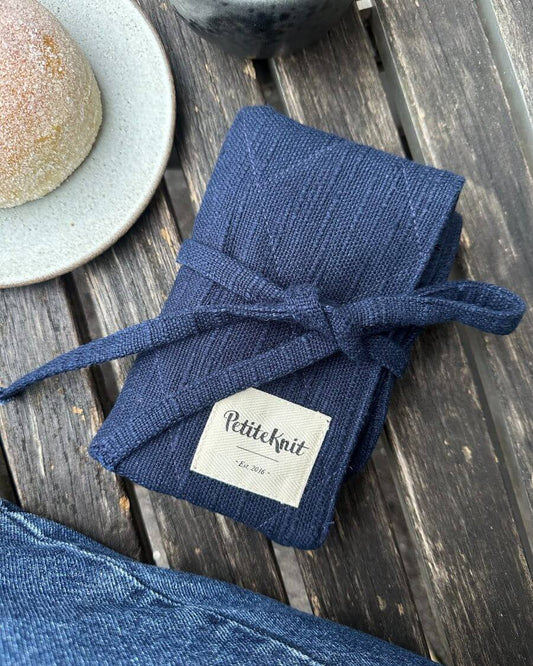 Knitter's Needle Case "To Go" in Navy (Limited Edition)