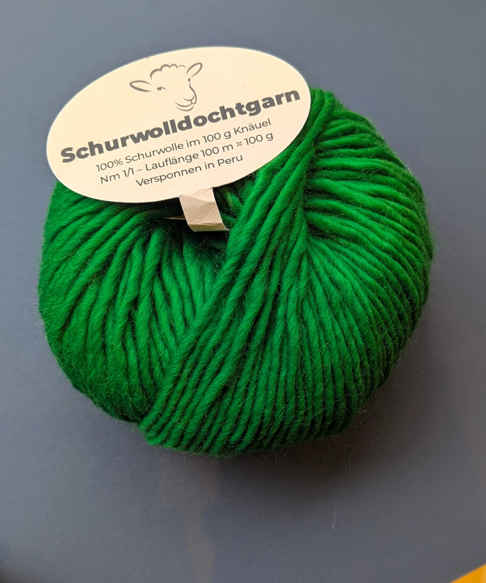 Schurwolldochtgarn