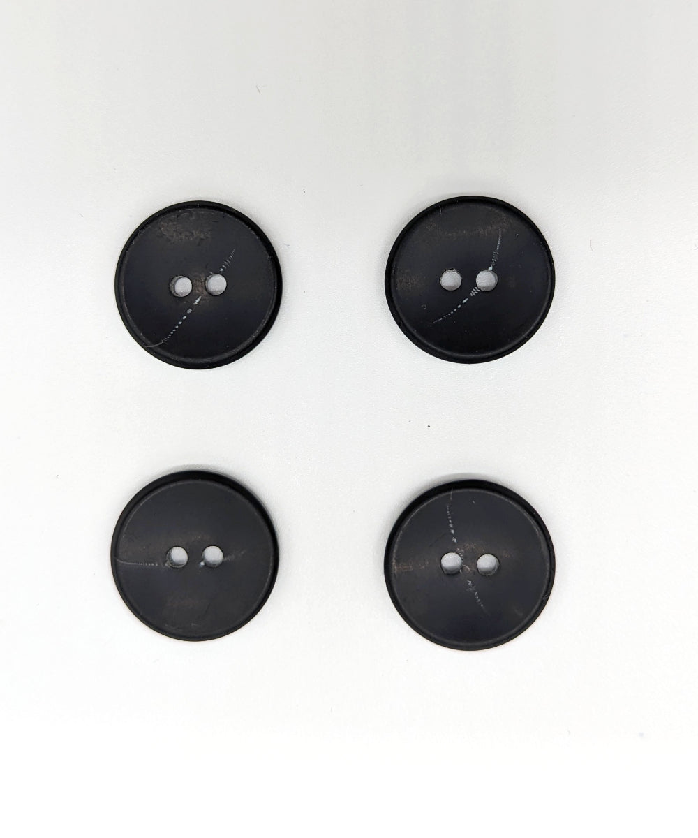 Knopf mit Muster weiß oder schwarz (matt), ⌀20 mm & ⌀25 mm
