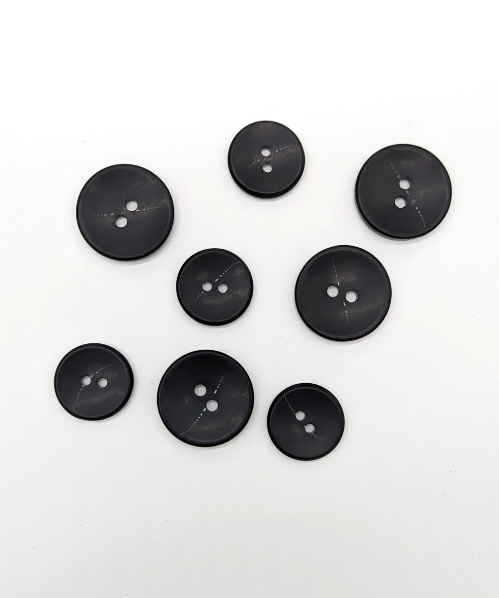 Knopf mit Muster weiß oder schwarz (matt), ⌀20 mm & ⌀25 mm