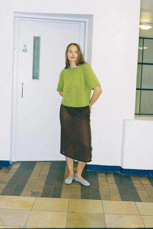 Strickpaket Sidewalk Tee von Spektakelstrik aus Tjukk Bomull von Rauma