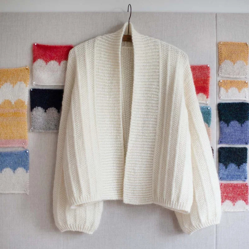 Strickpaket Villa Wrap von Anne Ventzel aus dem Originalgarn von Gepard