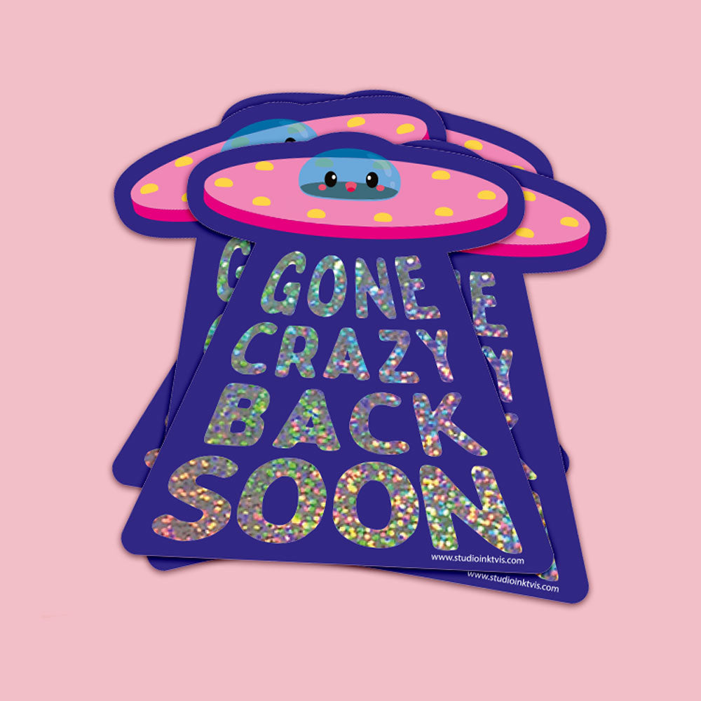 Glitzer Sticker - hochwertig & groß!