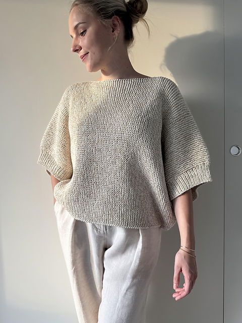 Strickpaket My Chunky Tee von NORgardknitters aus dem Originalgarn von Isager