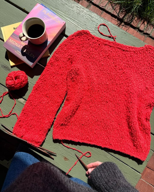 Strickpaket Wave Tee / Wave Sweater von Petite Knit aus Cotton Waves von Gepard