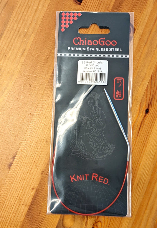 ZZ_Rundstricknadel KNIT RED Edelstahl 30 cm