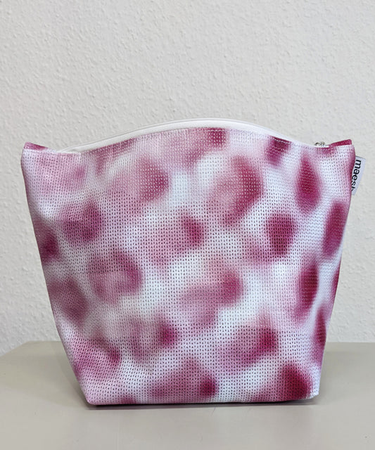 Projekttasche Clutter pink-weiß