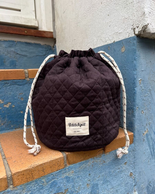 Get Your Knit Together Bag small - Dark Oak