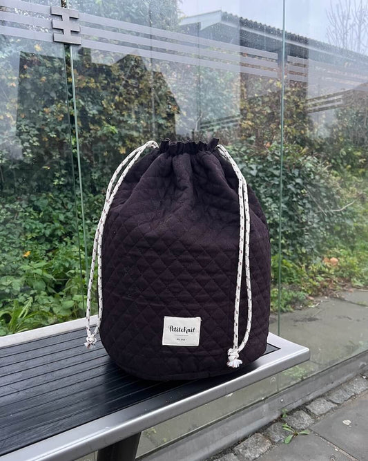 Get Your Knit Together Bag large - Dark Oak