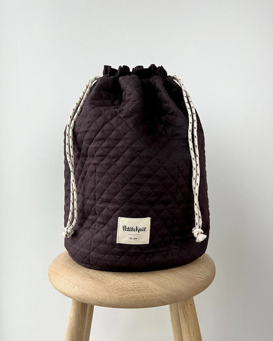 Get Your Knit Together Bag large - Dark Oak